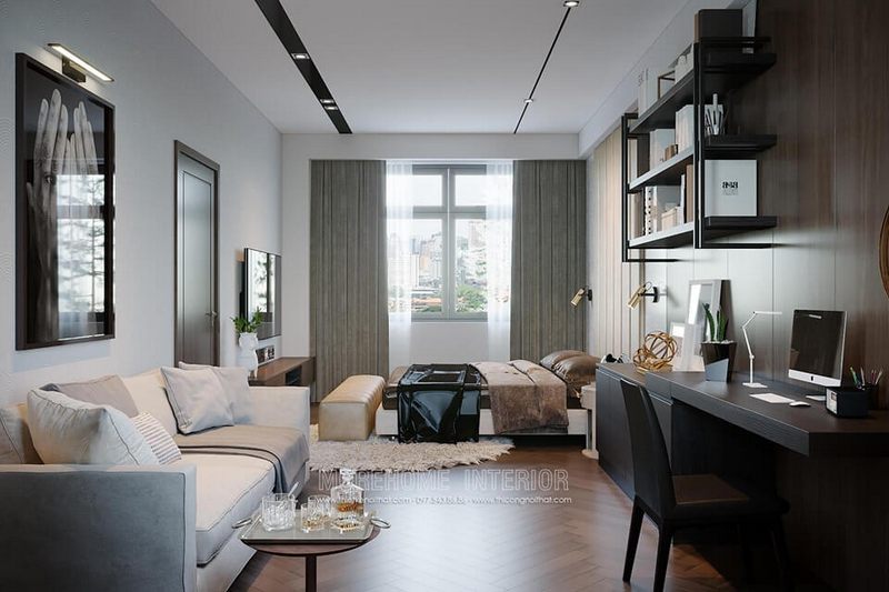 Ghế sofa hiện đại là một lựa chọn tuyệt vời để trang trí phòng ngủ của bạn.